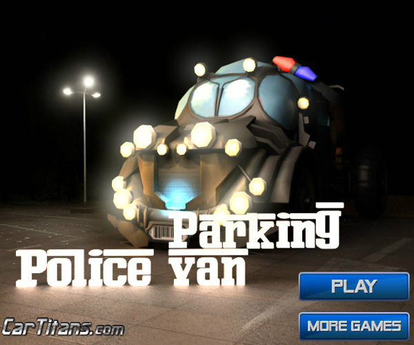 Police Van Parking Games